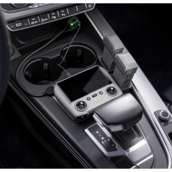 Incarcator auto dual, STARTRC, compatibil DJI Mini 4 Pro/DJI Mini 3 Pro, fast charging