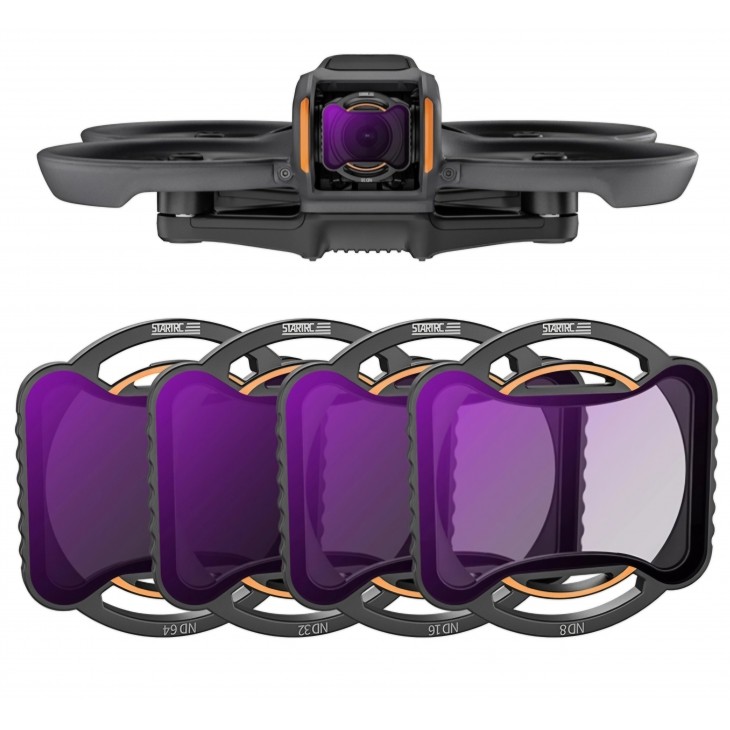 Set 4 filtre, STARTRC, pentru DJI Avata 2, ND8-ND64