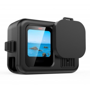 Protectie din silicon, Surewo, pentru camera sport GoPro Hero 13, neagra