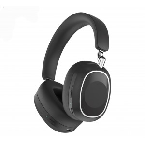 Casti wireless Over-Ear, TEELINE M32, ANC adaptiv Bluetooth 5.4, pure bass sound, autonomie 65 ore, culoarea negru
