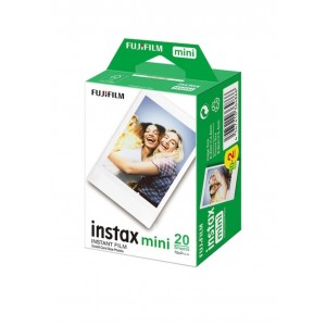 Film instant Fujiflm Instax Mini 2 x 10 poze, compatibil camera instant Popoto M12, Fuji, Polaroid, 62 x 46 mm