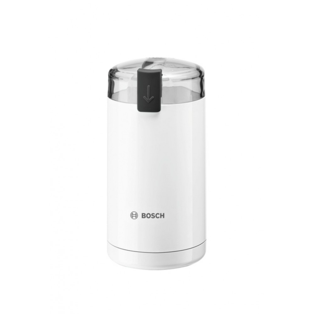 Rasnita de cafea Bosch TSM6A011W, 180 W, 75 g, cutit otel inoxidabil, Alb