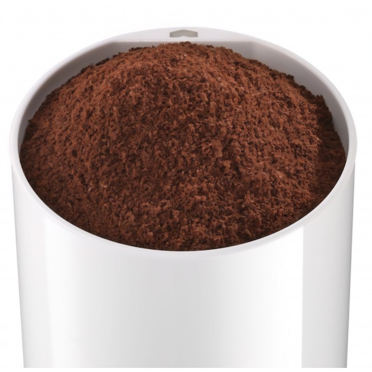 Rasnita de cafea Bosch TSM6A011W, 180 W, 75 g, cutit otel inoxidabil, Alb