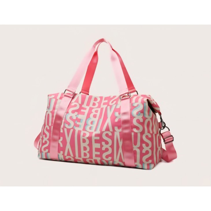 Geanta sport pentru sala, TAIKESEN M-06, impermeabila, dimensiune 52x21x29 cm, roz