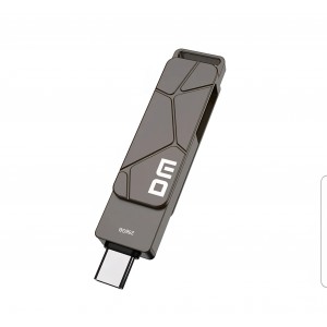 Stick USB Drive, DM PD198, capacitate 256GB, dublu conector USB-C & USB-A, compatibil iPhone 17,16, MacBook Pro,Air, Samsung