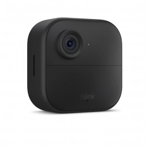 Camera de supraveghere wireless Blink Outdoor 4, rezolutie 1080p HD, viziune nocturna infrarosu, comunicare bidirectionala, autonomie pana la 2 ani, rezistenta la intemperii