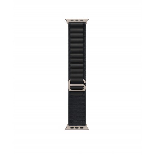 Curea smartwatch, THD, Alpine Loop, compatibila Apple Watch Ultra3 49 mm, Apple Watch 46 mm seria 11, Apple Watch SE3, catarama gri, negru dark