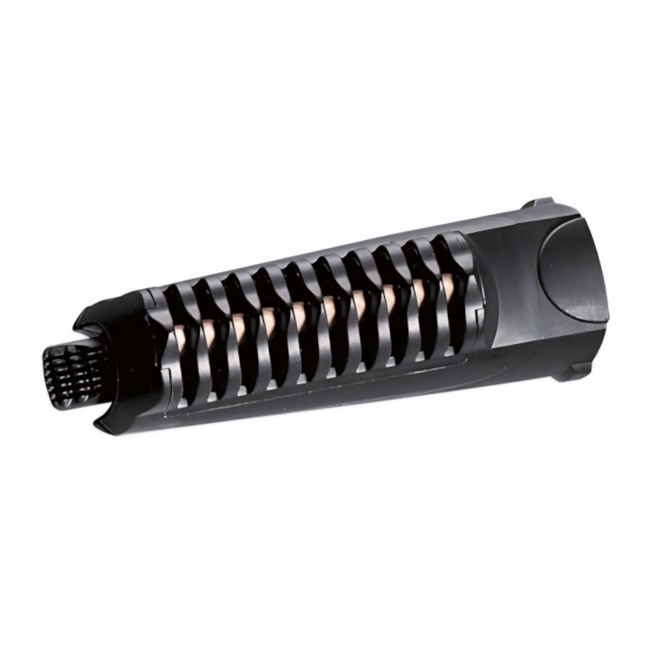 Perie rotativa BaByliss AS200E, 1000W, Ionizare, Perie 50 mm ceramica, 4 Accesorii, 2 Setari temperatura/viteza, Cool-Shot, geanta depozitare, Negru
