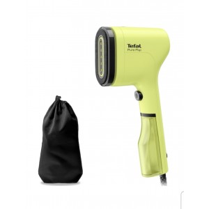 Aparat de calcat vertical cu abur Tefal Pure Pop DT2025E1, 1300W, abur variabil pana la 20g/min, recipient apa 70 ml, incalzire rapida 15 secunde, autonomie 4 min, verde menta