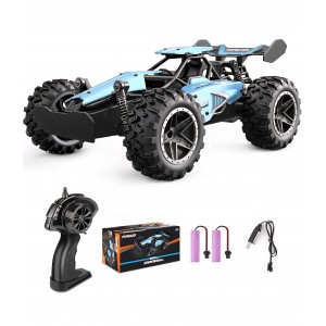 Masinuta RC Off-Road Monster Truck 1:18, THD M8, 2.4GHz, Viteza 20+ km/h, 2WD, Waterproof, RTR, albastru