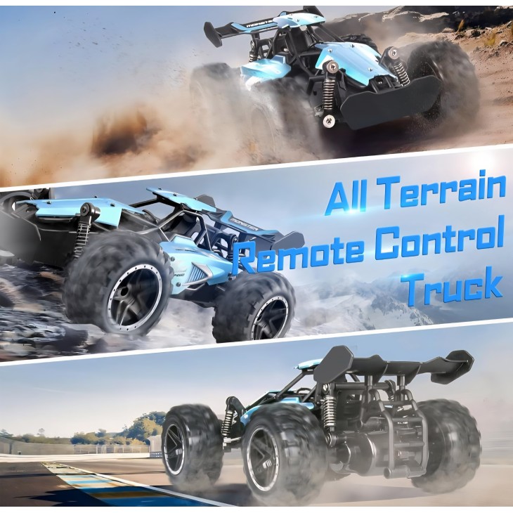 Masinuta RC Off-Road Monster Truck 1:18, THD M8, 2.4GHz, Viteza 20+ km/h, 2WD, Waterproof, RTR, albastru