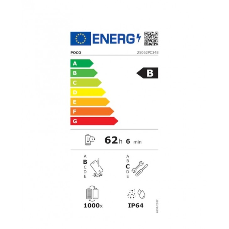 Telefon smartphone, Xiaomi POCO M7, 6GB RAM, 128GB, Display 6.9" FHD+ 144Hz, Snapdragon 685, Cameră Duală AI 50MP, Baterie 7000mAh, Blue