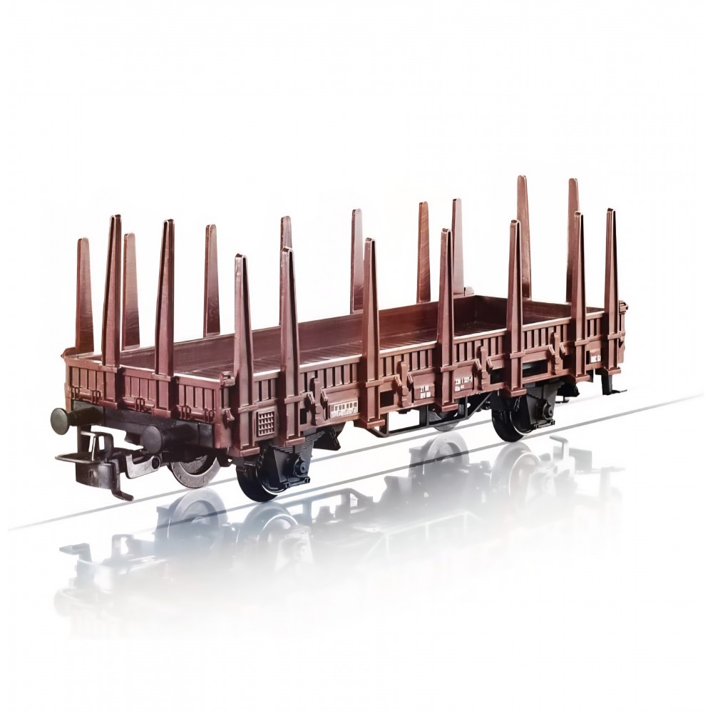 Vagon platformă Märklin 4459 Kbs Rungenwagen DB, scara HO, model feroviar Germania