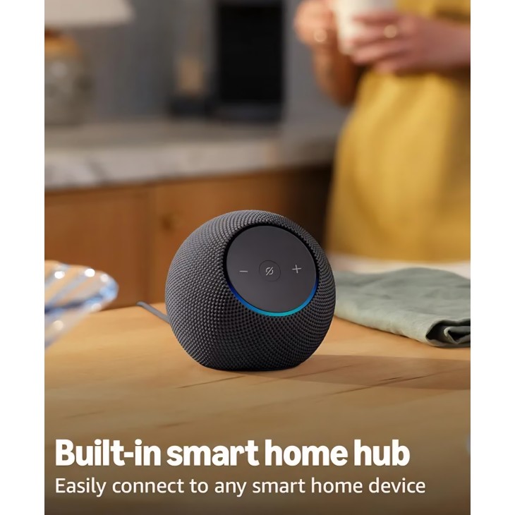 Boxa smart, Amazon Echo Dot Max 2026, asistent Alexa, hub smart home integrat, sunet puternic, graphite