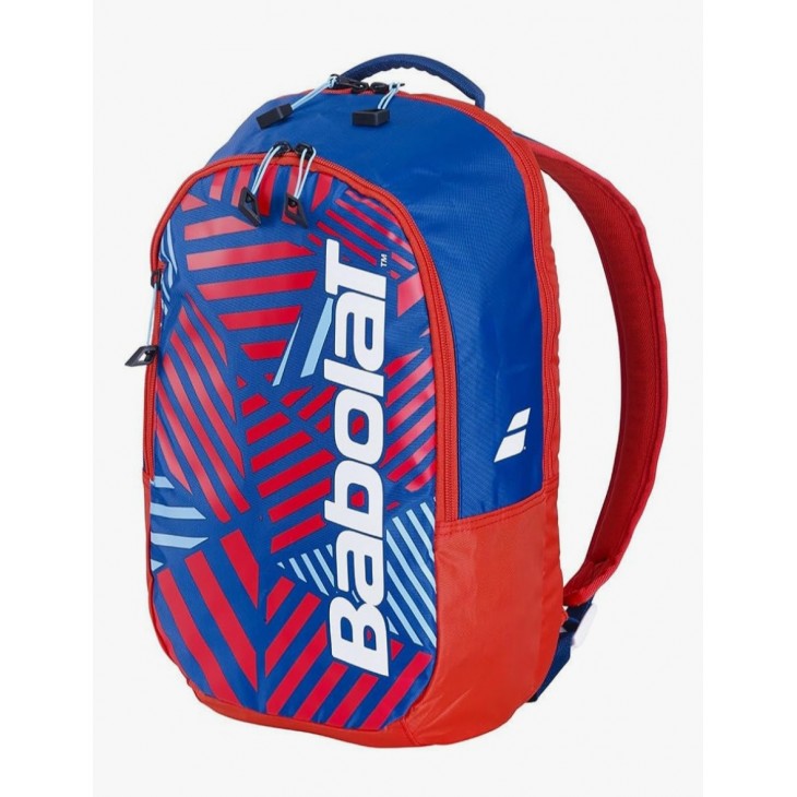 Geantă de tenis pentru copii Babolat Kids, mărime universală, 2 compartimente, Albastru-Rosu, ideală pentru antrenamente