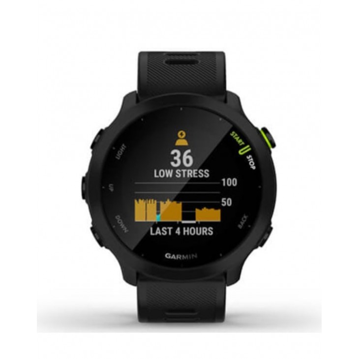 Smartwatch GARMIN Forerunner 55 42mm, GPS, Android/iOS, silicon, Black