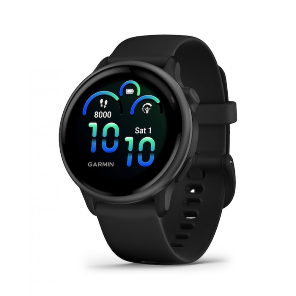 Smartwatch Garmin vivoactive 6, GPS, 42mm, curea silicon, Slate/Black