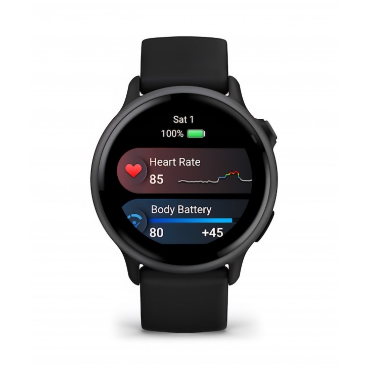 Smartwatch Garmin vivoactive 6, GPS, 42mm, curea silicon, Lunar Gold