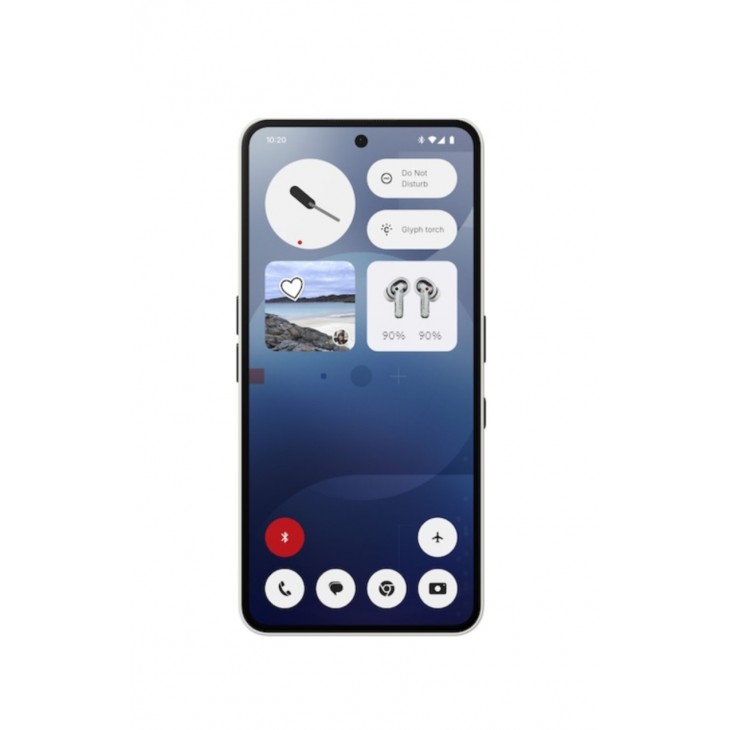 Telefon mobil Nothing Phone (3a), 128GB, 8GB RAM, 5G, White