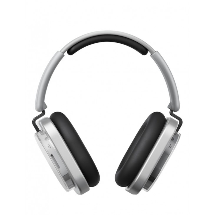 Casti Over the Ear Nothing Headphones (1), Wireless, Bluetooth, Adaptive ANC, Microfon, IPX2, Autonomie 80 ore, Alb