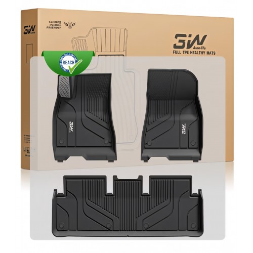Set 3 covoroase premium pentru interior, 3W Auto Life,  Tesla Model 3 Highland 2024-2026, all-weather Thorex, rezistenta marita la uzura.