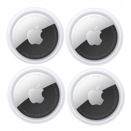 Pachet 4 sisteme de tracking, Apple AirTag, 2nd generation, alb