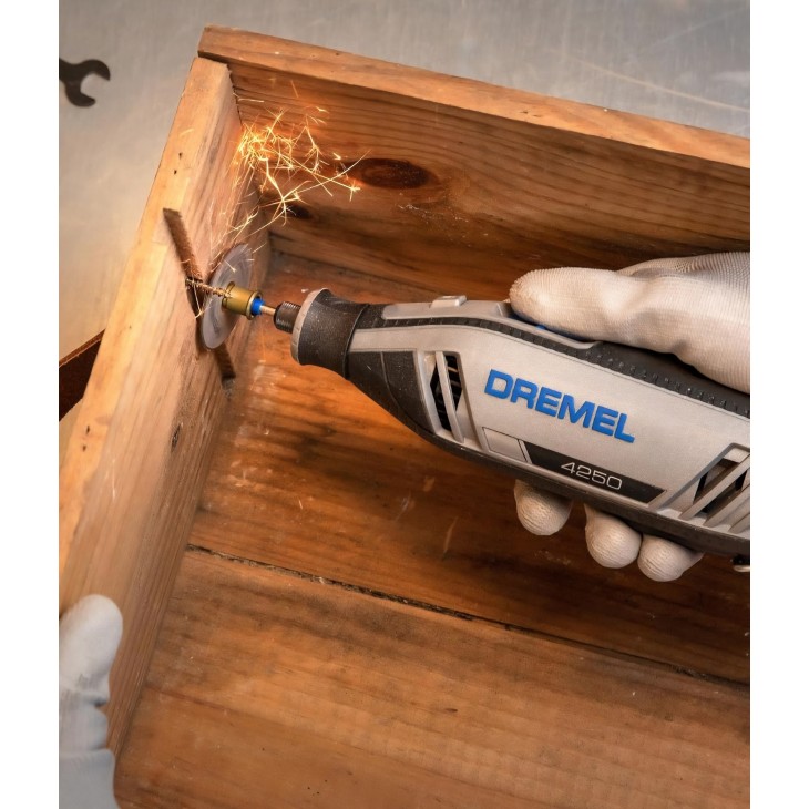 Unealta Rotativa Multifunctionala, Dremel 4250, putere 175W, 35 accesorii incluse, viteza variabila 5.000–35.000 rpm, motor cu electronica constanta pentru precizie maxima