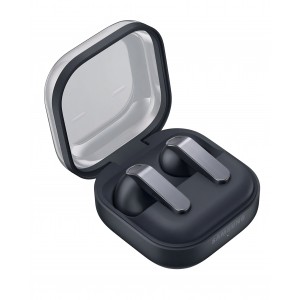 Casti SAMSUNG Galaxy Buds4, True Wireless, Bluetooth, In-Ear, Microfon, Noise Cancelling, Carcasa incarcare wireless, negru