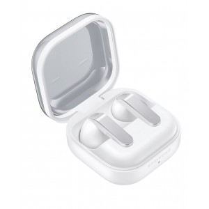 Casti SAMSUNG Galaxy Buds4, True Wireless, Bluetooth, In-Ear, Microfon, Noise Cancelling, Carcasa incarcare wireless, alb