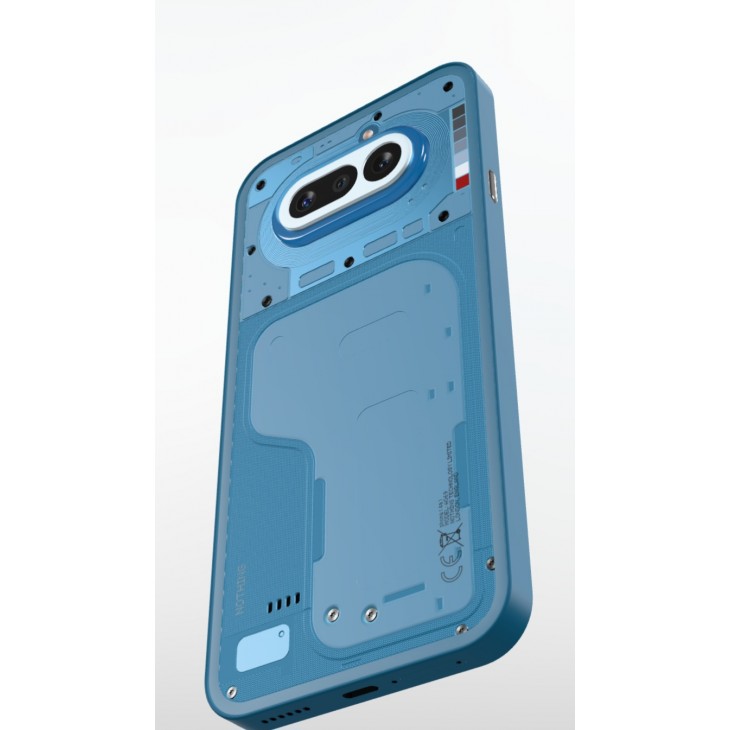 Telefon mobil Nothing Phone (4a), 256GB, 12GB RAM, 5G, Blue