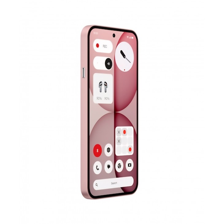 Telefon mobil Nothing Phone (4a), 256GB, 12GB RAM, 5G, Pink