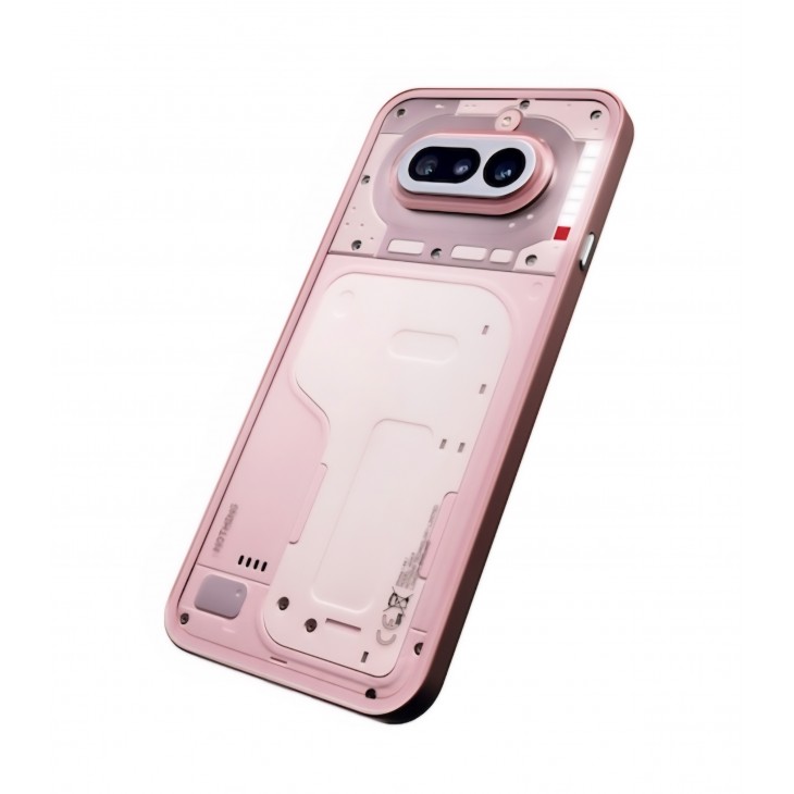 Telefon mobil Nothing Phone (4a), 256GB, 12GB RAM, 5G, Pink