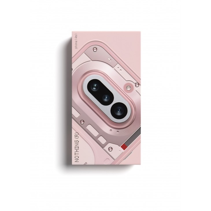 Telefon mobil Nothing Phone (4a), 256GB, 12GB RAM, 5G, Pink