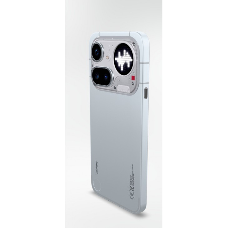 Telefon mobil Nothing Phone (4a) PRO, 128GB, 8GB RAM, 5G, Silver