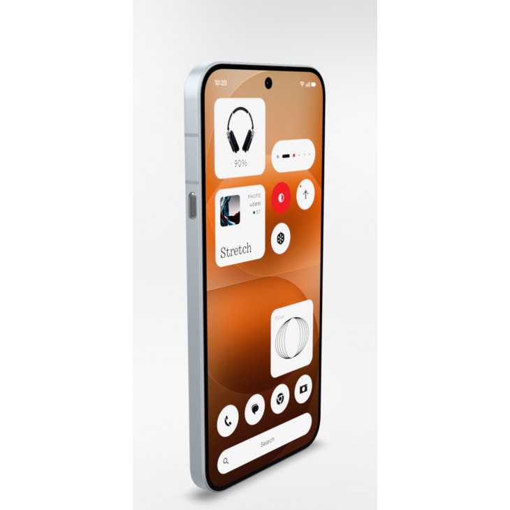 Telefon mobil Nothing Phone (4a) PRO, 128GB, 8GB RAM, 5G, Silver