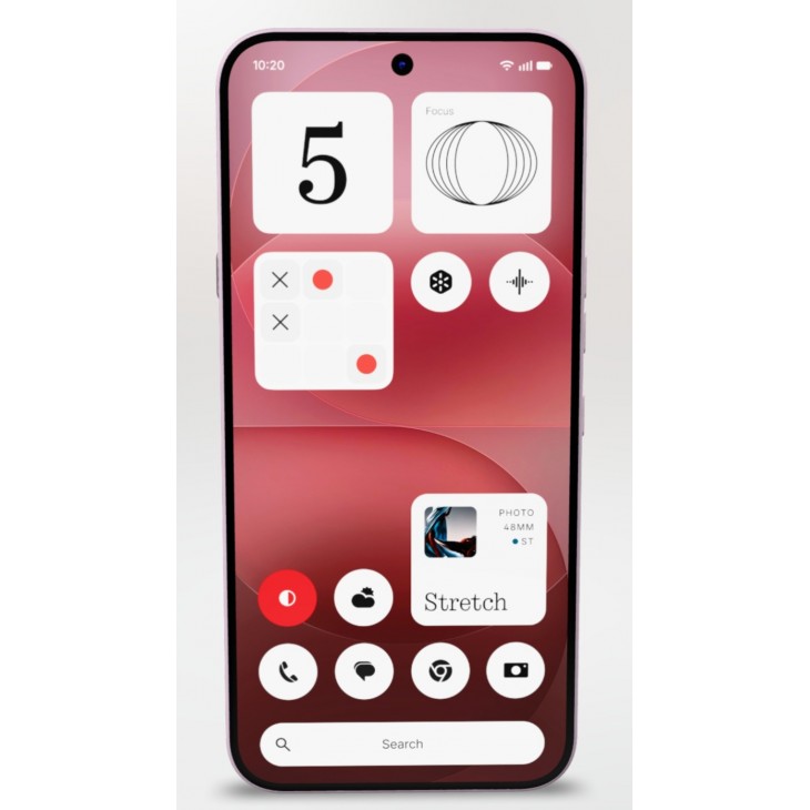 Telefon mobil Nothing Phone (4a) PRO, 128GB, 8GB RAM, 5G, Pink