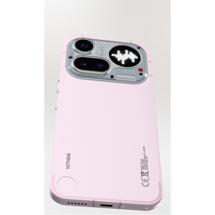 Telefon mobil Nothing Phone (4a) PRO, 128GB, 8GB RAM, 5G, Pink