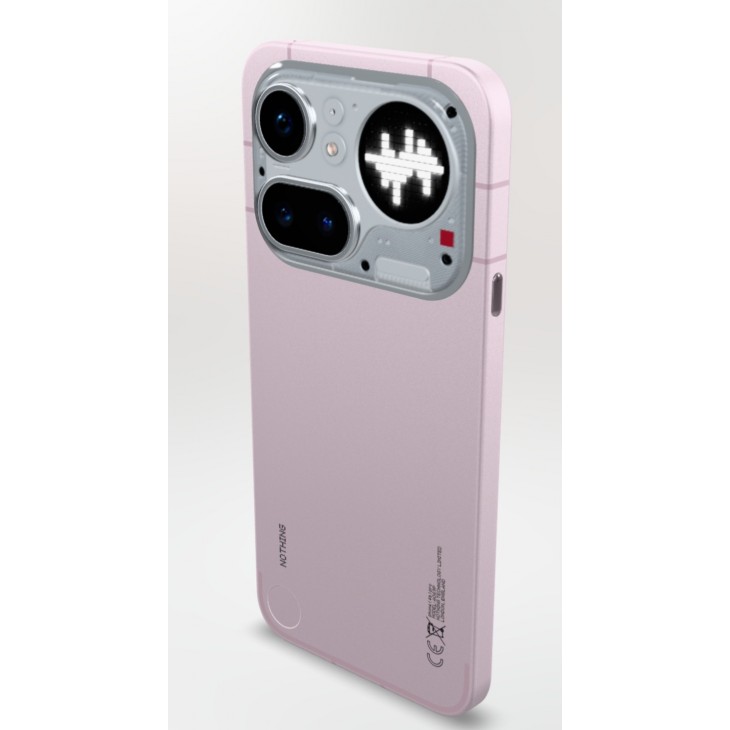 Telefon mobil Nothing Phone (4a) PRO, 128GB, 8GB RAM, 5G, Pink