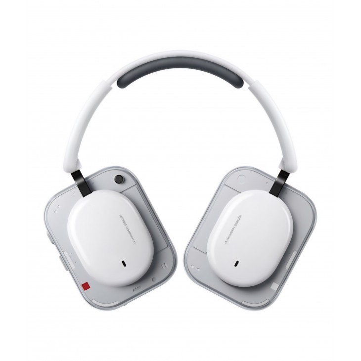 Casti Over-Ear Nothing Headphone (a), True Wireless, Bluetooth, Noise Cancelling,, Autonomie 135 ore, Dual Connection, Fast Charging, White