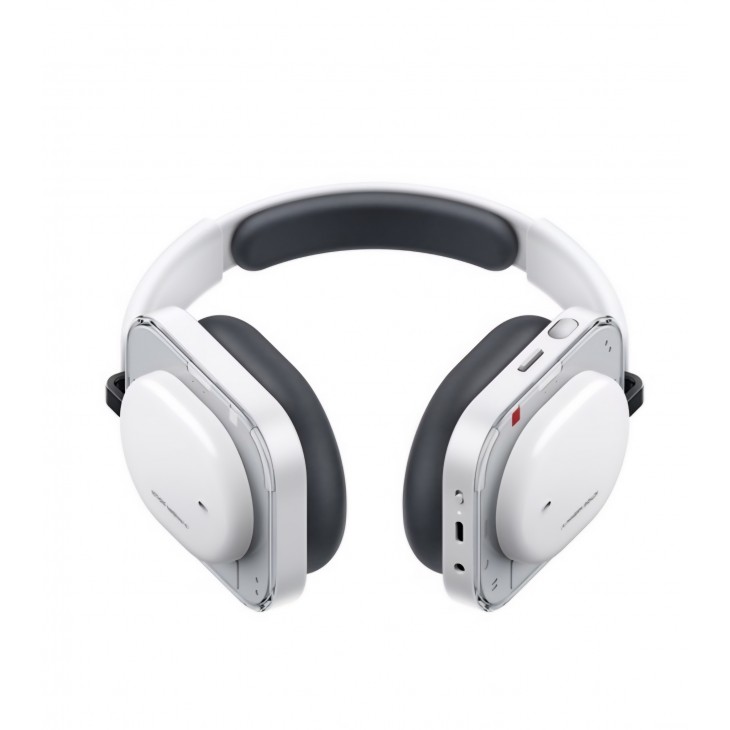 Casti Over-Ear Nothing Headphone (a), True Wireless, Bluetooth, Noise Cancelling,, Autonomie 135 ore, Dual Connection, Fast Charging, White
