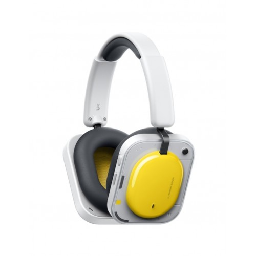 Casti Over-Ear Nothing Headphone (a), True Wireless, Bluetooth, Noise Cancelling,, Autonomie 135 ore, Dual Connection, Fast Charging, Galben