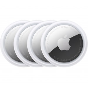 Pachet 4 sisteme de tracking, Apple AirTag, 1st generation, alb