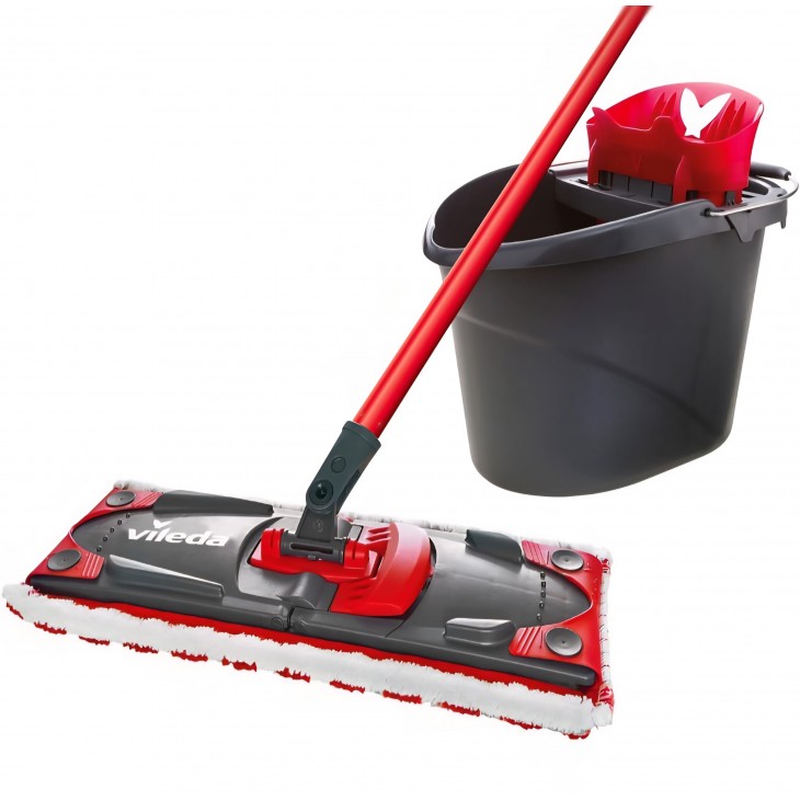 Sistem complet cu storcator si mop, Vileda Ultramax Bucket, curatenie rapida si spalare, import Germania