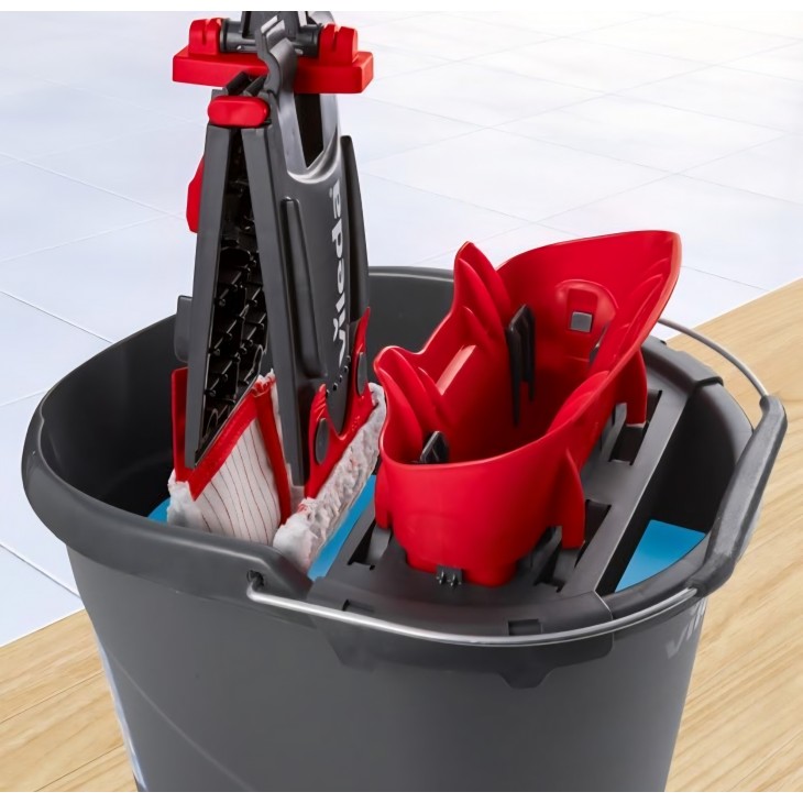 Sistem complet cu storcator si mop, Vileda Ultramax Bucket, curatenie rapida si spalare, import Germania