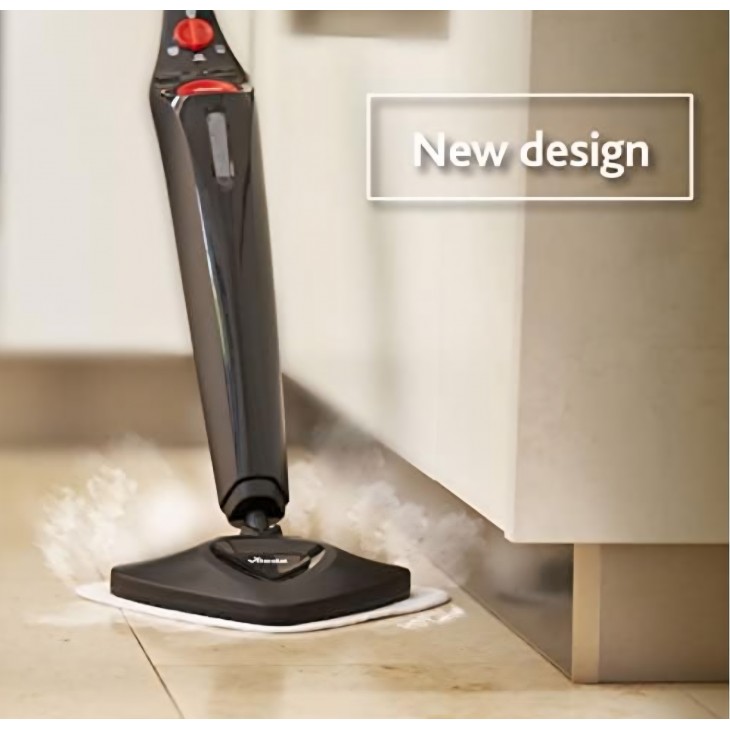 Aparat de curatat cu abur, VILEDA Steam Plus, 3 moduri operare, timp incalzire 15sec, capacitate 0.4L, Negru