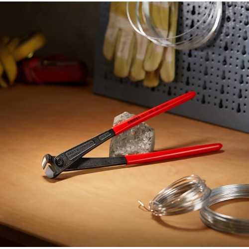 Cleste profesional taiere heavy-duty, Knipex 99 11 300, 300 mm, forta mare de taiere, otel calit, manere acoperite plastic, produs in Germania