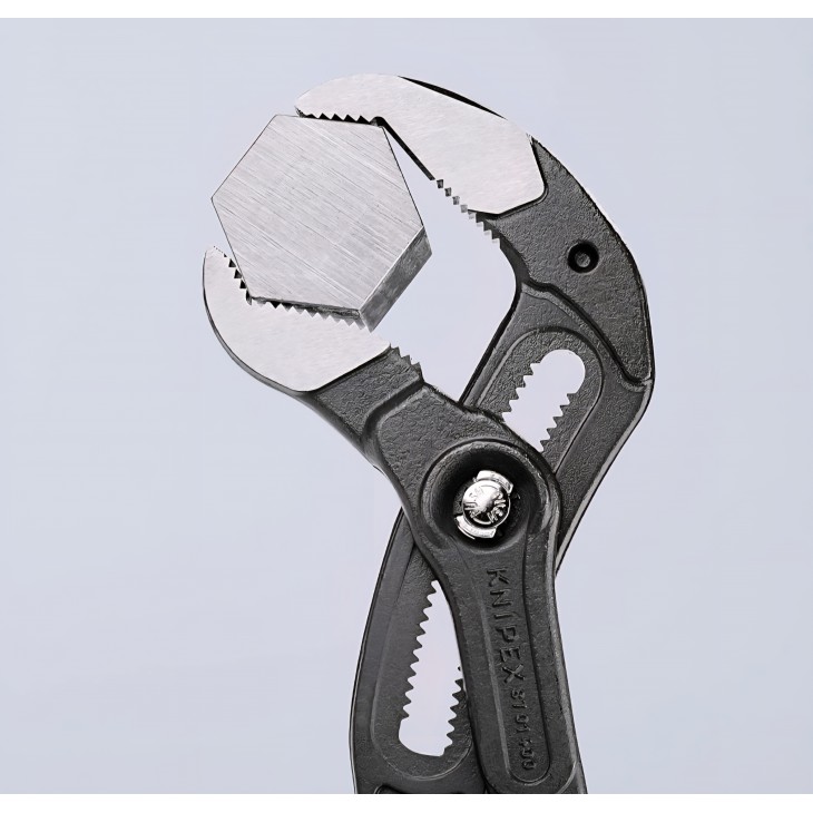 Cleste pompa apa profesional, Knipex Cobra XL 87 01 400, 400 mm, reglaj rapid cu buton, capacitate 95 mm, otel calit, origibal Germania