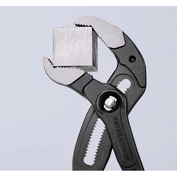 Cleste pompa apa profesional, Knipex Cobra XL 87 01 400, 400 mm, reglaj rapid cu buton, capacitate 95 mm, otel calit, origibal Germania