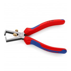Cleste decapator KNIPEX 11 02 160, manere ergonomice multi-component, pentru dezizolare precisa a cablurilor, uz profesional