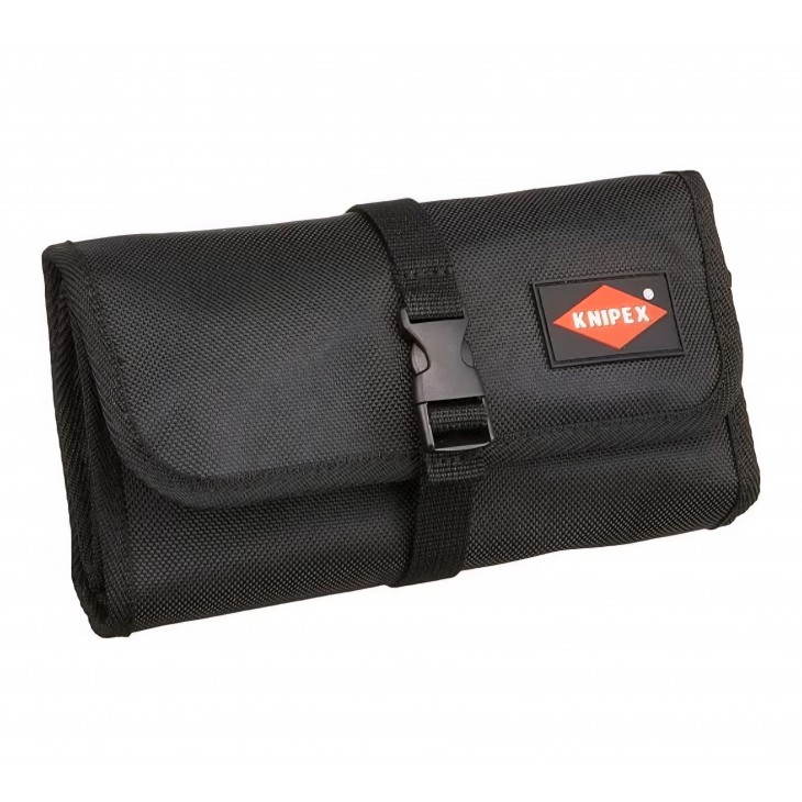 Set 8 clesti sigurante (circlip) de precizie KNIPEX 00 19 58 V02, negru/rosu/argintiu, trusa profesionala pentru inele elastice interioare si exterioare